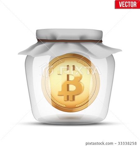 Symbol of save digital money 33338258