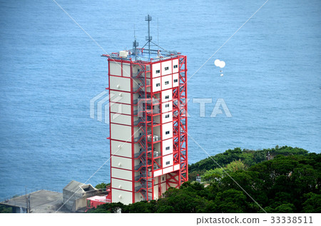 Uchinoura Space Space Observatory M (Mu) Center and observation balloon Horizontal cut 33338511