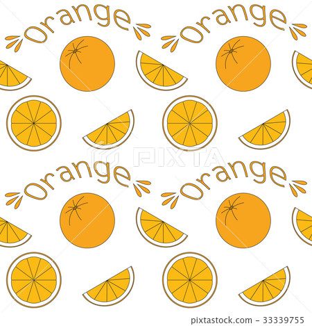 Seamless background with oranges. Seamless background with oranges. 33339755