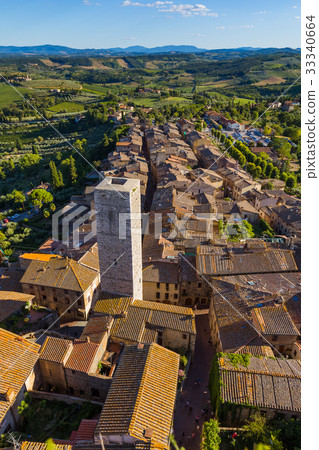 San Gimignano medieval town in Tuscany Italy San Gimignano medieval town in Tuscany Italy 33340664