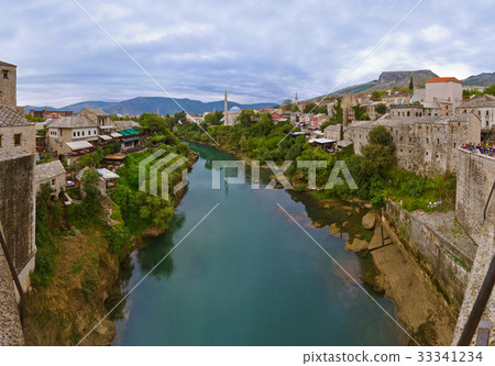 Cityscape of Mostar - Bosnia and Herzegovina 33341234