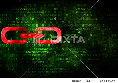 Web development concept: Link on digital Web development concept: Link on digital 33343026