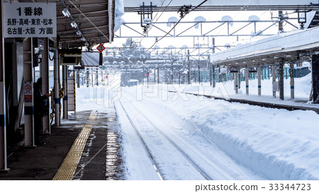 雪堆在軌道上 雪堆在軌道上 33344723