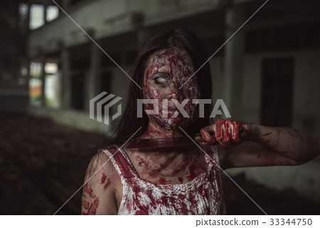 Suicidal girl in haunted school 33344750