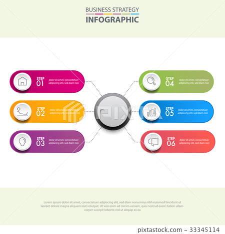 Business infographics design elements template Business infographics design elements template 33345114