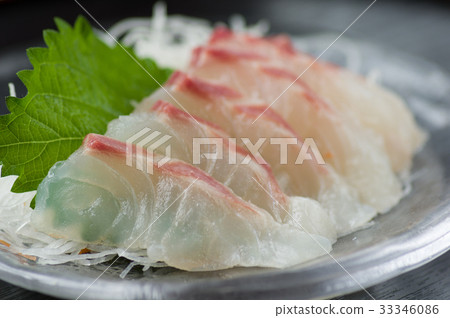 red snapper sashimi