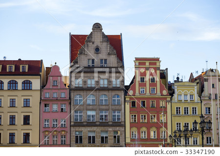 colorful buildings of Wroclaw colorful buildings of Wroclaw 33347190