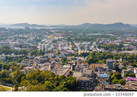 Aerial view from Khao Rung the viewpoint of Phuket Aerial view from Khao Rung the viewpoint of Phuket 33348097