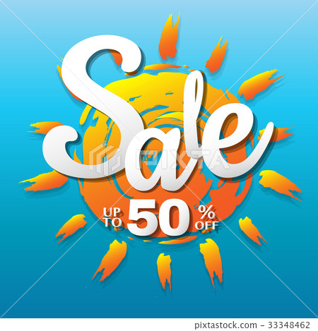 Summer Sale Banner Summer Sale Banner 33348462