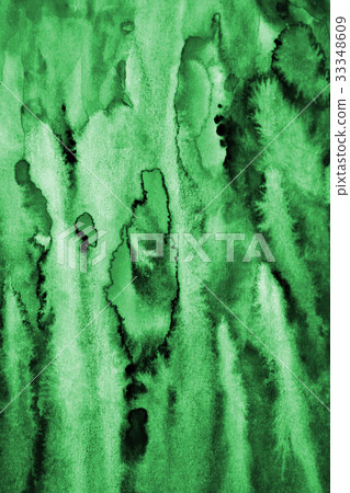 Abstract green watercolor on paper texture Abstract green watercolor on paper texture 33348609