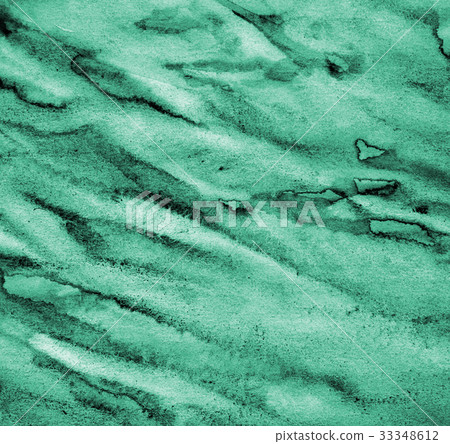 Abstract green watercolor on paper texture Abstract green watercolor on paper texture 33348612