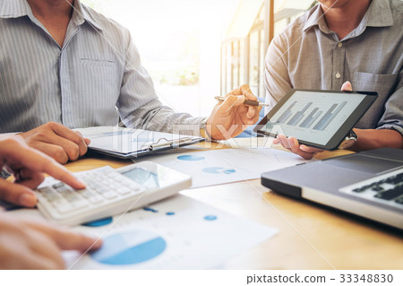 Teamwork process, Business team colleague 33348830