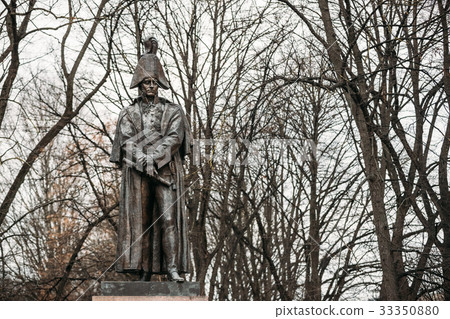 Riga, Latvia. Monument to Barclay de Tolly in 33350880