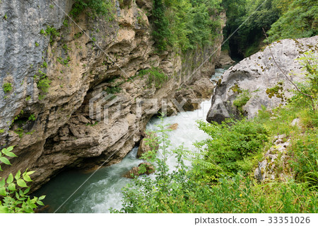 Belaya River in Republic of Adygea, Russia 33351026