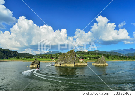 Boat, Dodam Sambong, Danyang, Chungbuk, Korea 33352463