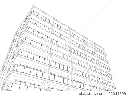Mansion drawing Mansion drawing 33353299