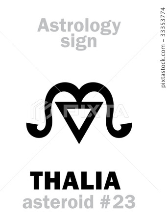 Astrology: asteroid THALIA 33353774