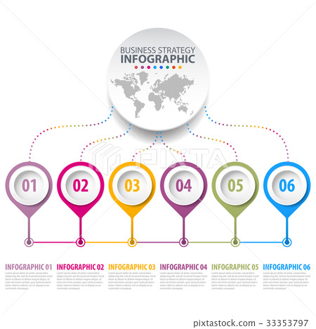 Business Infographics design template illustration Business Infographics design template illustration 33353797