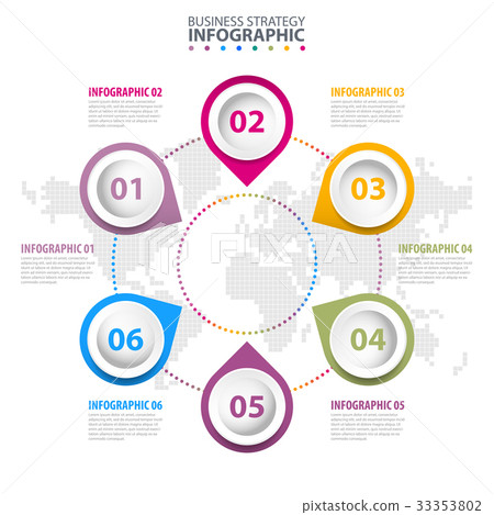 Business Infographics design template illustration Business Infographics design template illustration 33353802