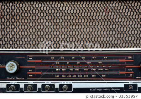 Vintage radio dial Vintage radio dial 33353957