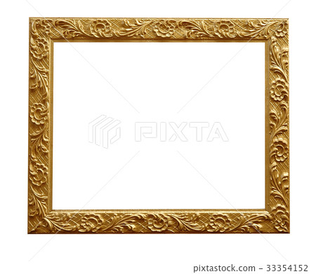 wooden frame isolated 33354152