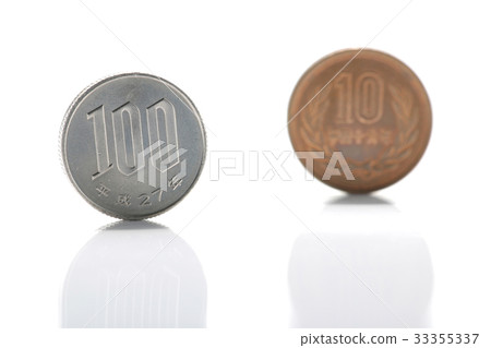 Consumption tax image white background 33355337
