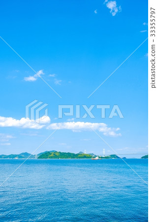 The sea of Setouchi and Oshima 33355797