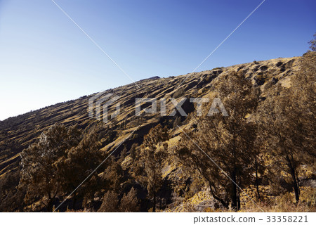 Scenery trail to peak of Mount Rinjani 33358221