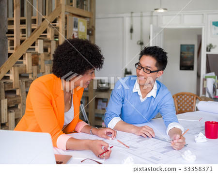 Creative team at work 33358371