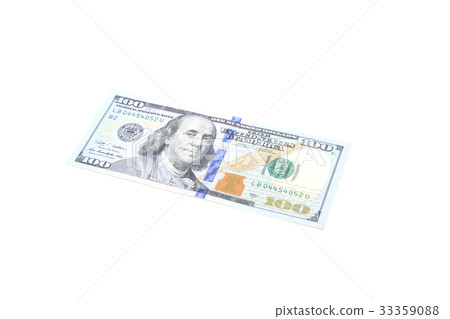 $ 100 bill 33359088
