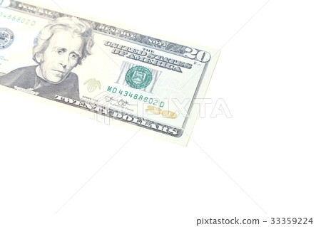 $ 20 bill 33359224