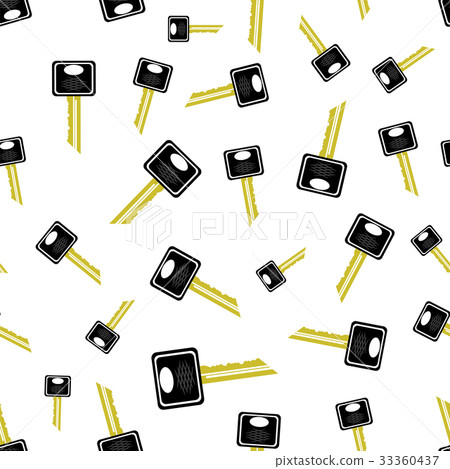 Metallic Keys Isolated Metallic Keys Isolated 33360437