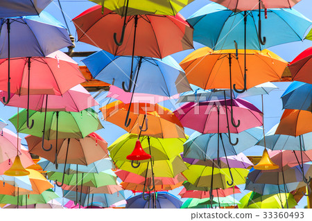 Colorful umbrellas Colorful umbrellas 33360493