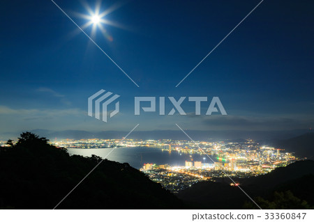 Night view of the Yumeigaoka Observatory 33360847
