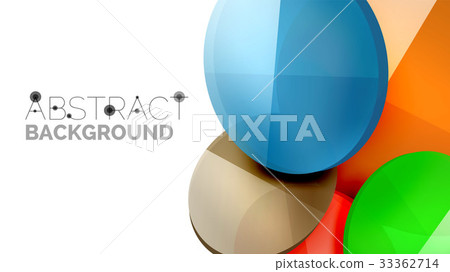 Modern geometric presentation background 33362714