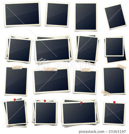 Old photo card,carved sides,frame,film. Retro 33363197