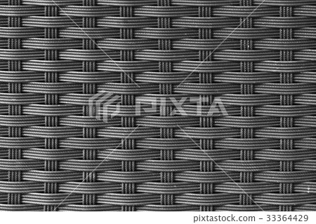 The texture of plastic weave  basket 33364429