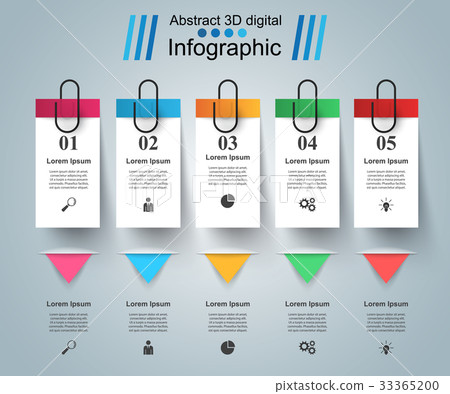 Business Infographics Vector illustration.Pin 33365200