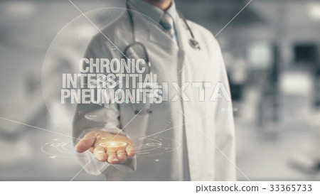Doctor holding in hand Chronic Interstitial 33365733