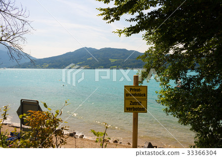 Lake in Austria, Attersee Lake in Austria, Attersee 33366304