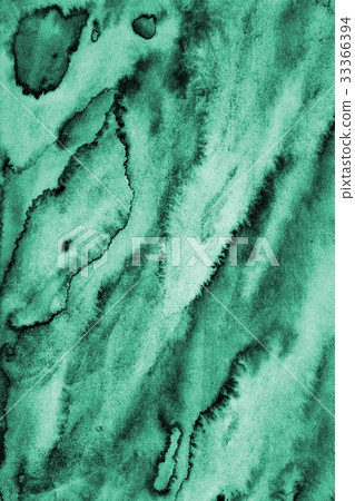 Abstract green watercolor on paper texture Abstract green watercolor on paper texture 33366394