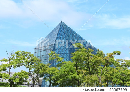 Pyramid of Moerenuma Park glass Pyramid of Moerenuma Park glass 33367799
