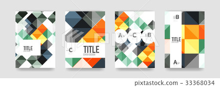 Set of brochure cover templates Set of brochure cover templates 33368034