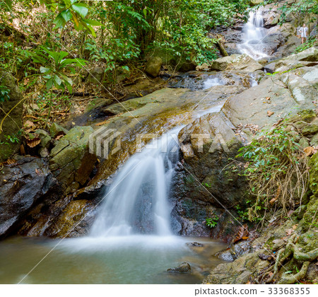 Kathu Waterfall on Phuket island in Thailand Kathu Waterfall on Phuket island in Thailand 33368355