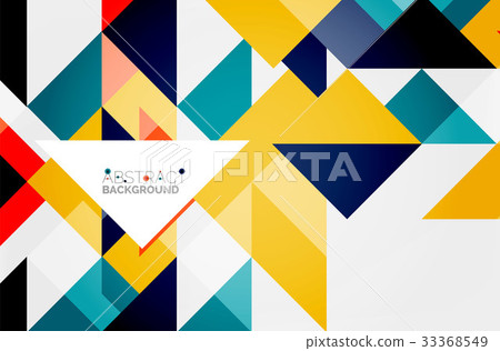 Triangle pattern design background 33368549