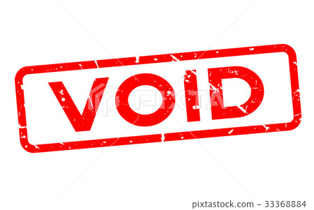 Grunge red void square rubber seal stamp 33368884