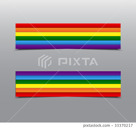 LGBT Pride Rainbow Stickers, Tag, Label, Card LGBT Pride Rainbow Stickers, Tag, Label, Card 33370217