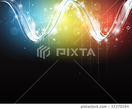 DNA Abstract collection. Futuristic technology 33370264