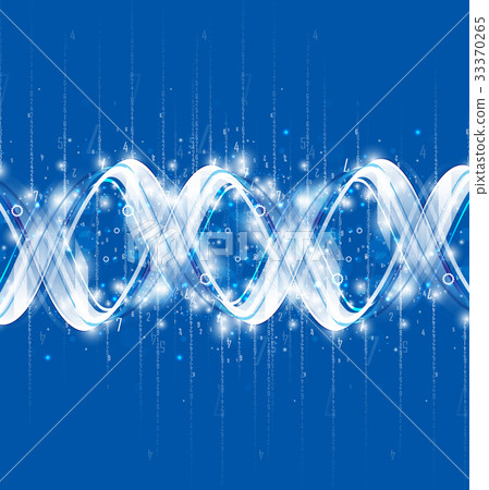 DNA Abstract collection. Futuristic technology 33370265