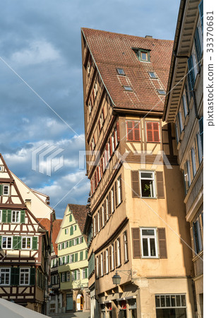 Typical half-timbered houses in Tubingen - Baden 33370681